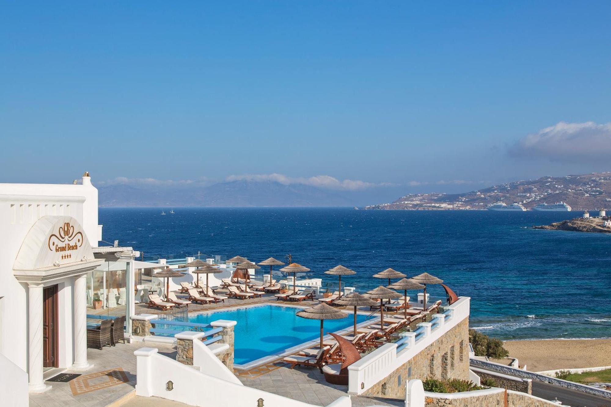 Mykonos Town Grand Beach Hotel מראה חיצוני תמונה