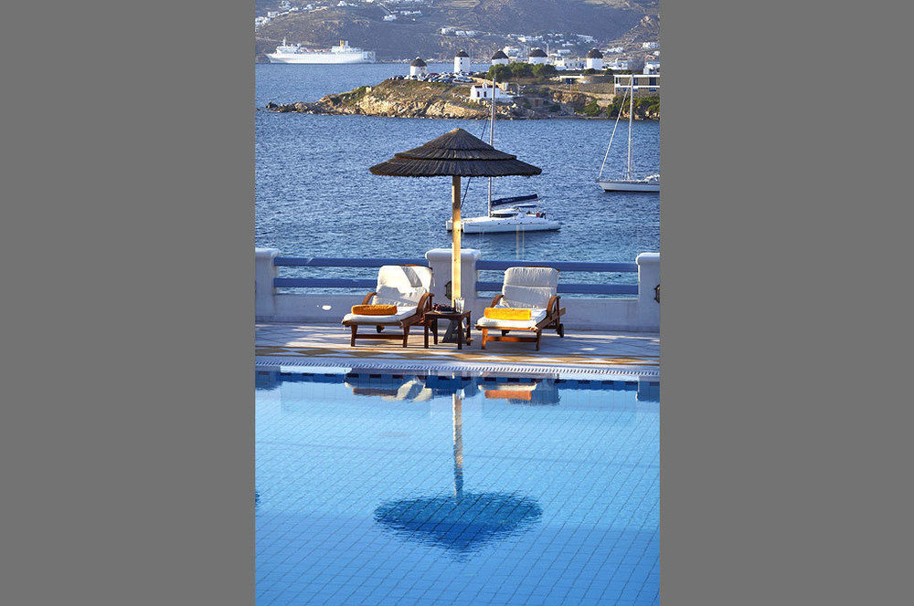 Mykonos Town Grand Beach Hotel מראה חיצוני תמונה